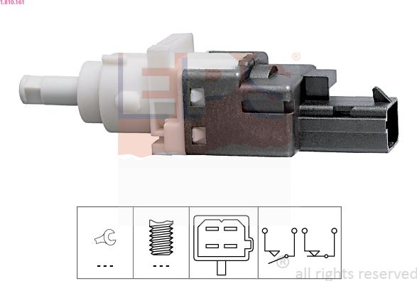 EPS 1.810.161 - Comutator lumini frana parts5.com