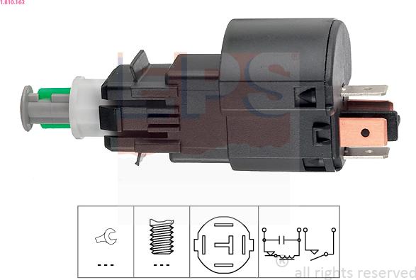 EPS 1.810.163 - Interruptor luces freno parts5.com