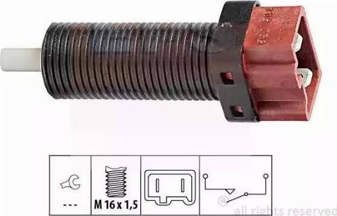 EPS 1810116 - Comutator, actionare ambreiaj (comanda motor) parts5.com