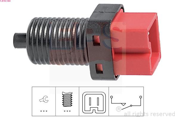 EPS 1.810.184 - Prekidač za stop-svetlo parts5.com