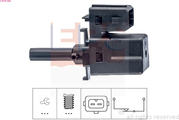 EPS 1.810.188 - Switch, clutch control (cruise control) parts5.com