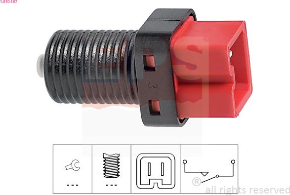 EPS 1.810.187 - Brake Light Switch parts5.com