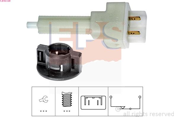 EPS 1.810.129 - Interruptor luces freno parts5.com