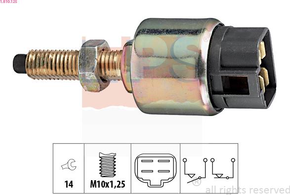 EPS 1.810.125 - Brake Light Switch parts5.com