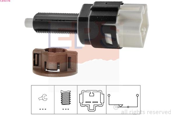 EPS 1.810.178 - Brake Light Switch parts5.com