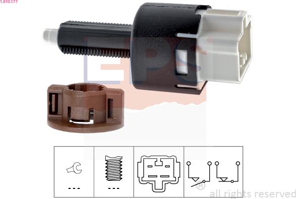 EPS 1.810.177 - Brake Light Switch parts5.com