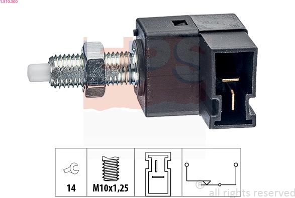 EPS 1.810.300 - Bremslichtschalter parts5.com