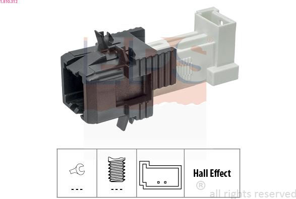 EPS 1.810.312 - Piduritule lüliti parts5.com