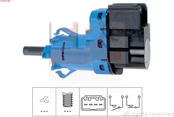 EPS 1.810.245 - Prekidač za stop-svetlo parts5.com