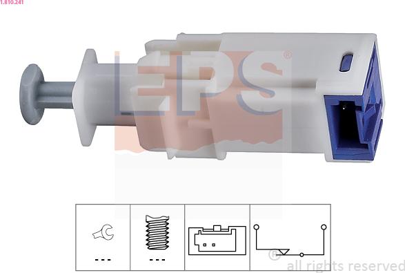 EPS 1.810.241 - Comutator, actionare ambreiaj (Tempomat) parts5.com