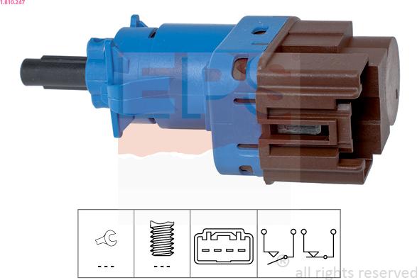 EPS 1.810.247 - Włącznik świateł STOP parts5.com