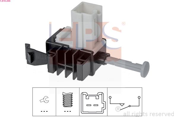 EPS 1.810.266 - Comutator, actionare ambreiaj (Tempomat) parts5.com