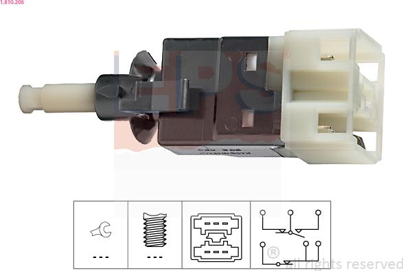 EPS 1.810.206 - Włącznik świateł STOP parts5.com