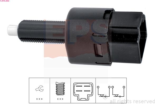 EPS 1.810.202 - Interruptor luces freno parts5.com