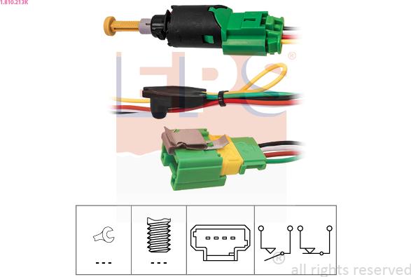 EPS 1.810.213K - Brake Light Switch parts5.com