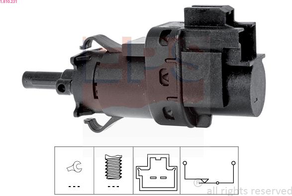 EPS 1.810.231 - Interruptor luces freno parts5.com