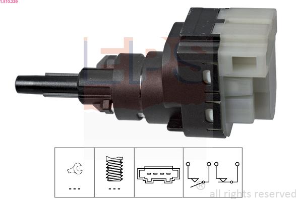 EPS 1.810.229 - Interruptor luces freno parts5.com