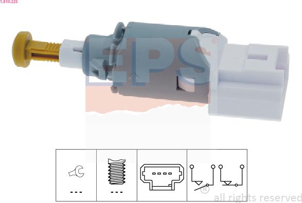 EPS 1.810.225 - Prekidač kočnog svjetla parts5.com