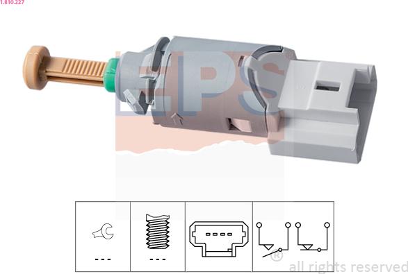 EPS 1.810.227 - Interruptor luces freno parts5.com