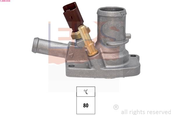 EPS 1.880.938 - Thermostat, coolant parts5.com