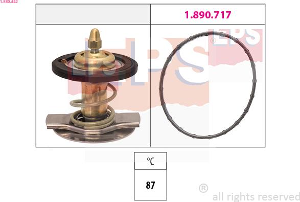 EPS 1.880.442 - Termostat, rashladna tečnost parts5.com