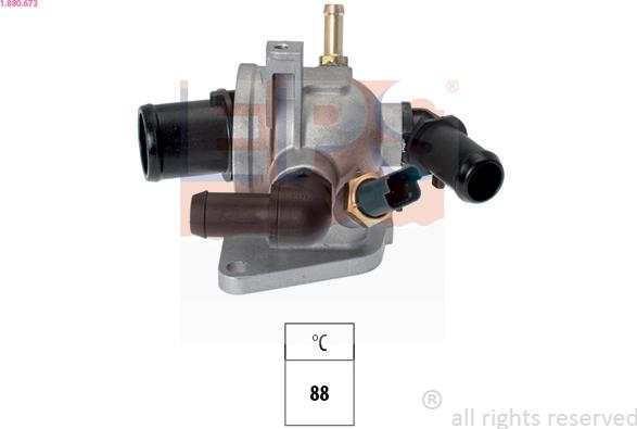 EPS 1.880.673 - Thermostat, coolant parts5.com