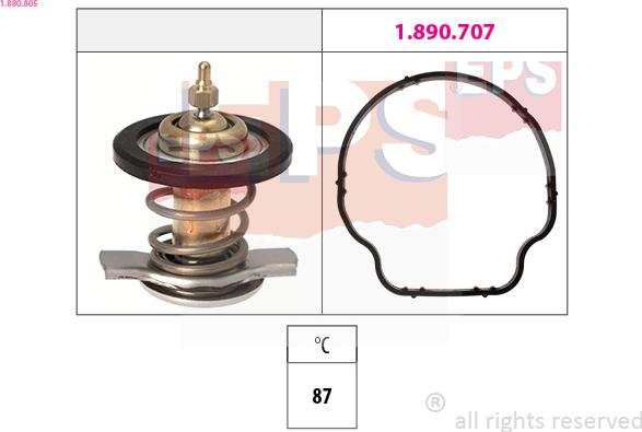 EPS 1.880.805 - Thermostat d'eau parts5.com