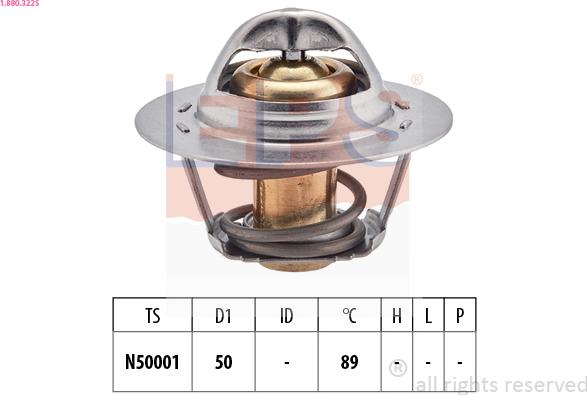 EPS 1.880.322S - Termostaat,Jahutusvedelik parts5.com