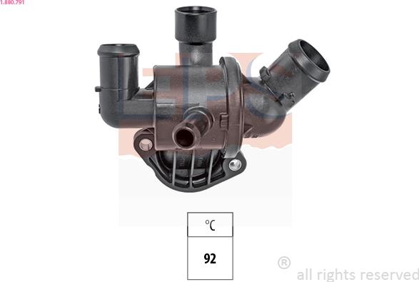 EPS 1.880.791 - Termosztát, hűtőfolyadék parts5.com