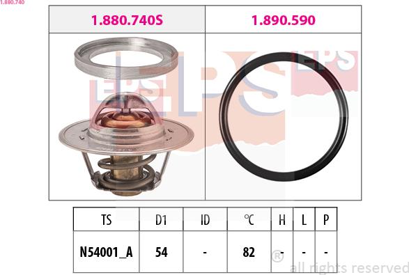 EPS 1.880.740 - Termometar, rashladno sredstvo parts5.com