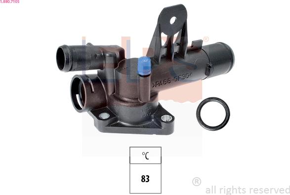 EPS 1.880.710S - Thermostat, coolant parts5.com