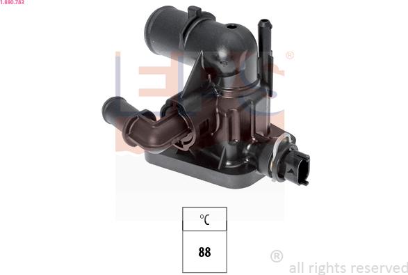 EPS 1.880.783 - Thermostat, coolant parts5.com