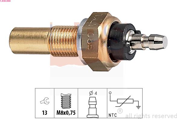 EPS 1.830.068 - Érzékelő, hűtőfolyadék-hőmérséklet parts5.com