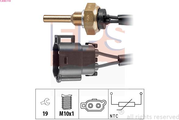 EPS 1.830.110 - Senzor, temperatura hladilnega sredstva parts5.com