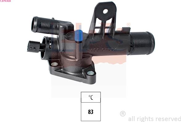 EPS 1.879.928 - Thermostat, coolant parts5.com