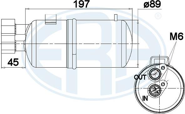 ERA 668006 - Sušač, klima-uređaj parts5.com