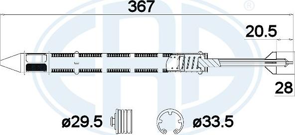 ERA 668013 - Sušač, klima-uređaj parts5.com