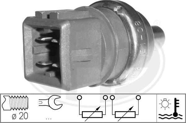 ERA 330497 - Senzor,temperatura lichid de racire parts5.com