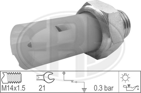 ERA 330018 - Snímač, tlak oleje parts5.com