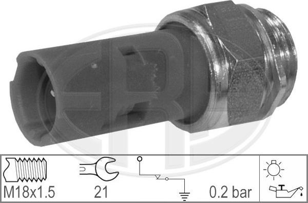 ERA 330021 - Sensor, presión de aceite parts5.com