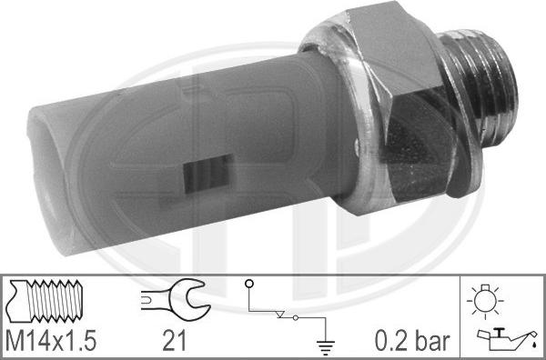 ERA 330027 - Датчик, налягане на маслото parts5.com