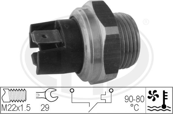 ERA 330165 - Temperaturno stikalo, ventilator hladilnika parts5.com