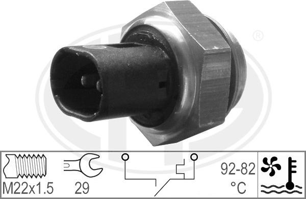 ERA 330181 - Comutator temperatura, ventilator radiator parts5.com