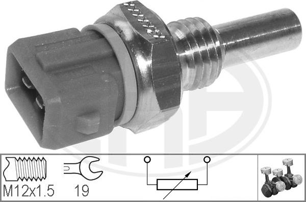 ERA 330122 - Sonde de température, liquide de refroidissement parts5.com