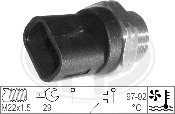 ERA 330179 - Temperature Switch, radiator / air conditioner fan parts5.com