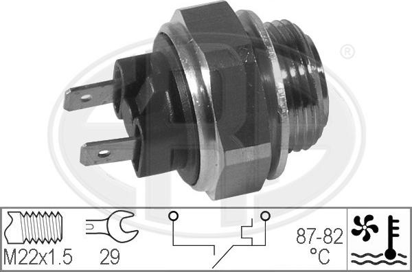 ERA 330170 - Comutator temperatura, ventilator radiator parts5.com