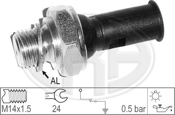 ERA 330351 - Датчик, налягане на маслото parts5.com