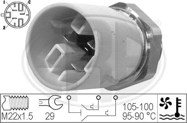 ERA 330300 - Temperaturno stikalo, ventilator hladilnika parts5.com