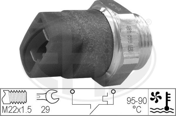 ERA 330297 - Comutator temperatura, ventilator radiator parts5.com