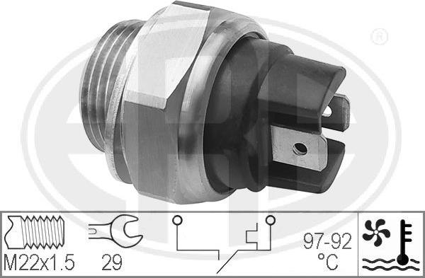 ERA 330269 - Temperature Switch, radiator / air conditioner fan parts5.com